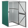 Szopa ogrodowa zielona 88x89x161 cm stal galwanizowana