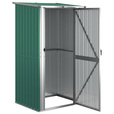 Szopa ogrodowa zielona 1185x97x2095 cm stal galwanizowana