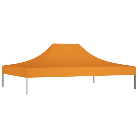 Dach do namiotu imprezowego 4 x 3 m pomarańczowy 270 g/m²